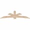 Ekena Millwork Davenport Smooth Timber Gable Bracket, Douglas Fir, 72"W x 27"H x 1 1/2"D x 5 1/2"F, 9/12 Pitch GBW072X27X0206DAV00SDF - alternate 5